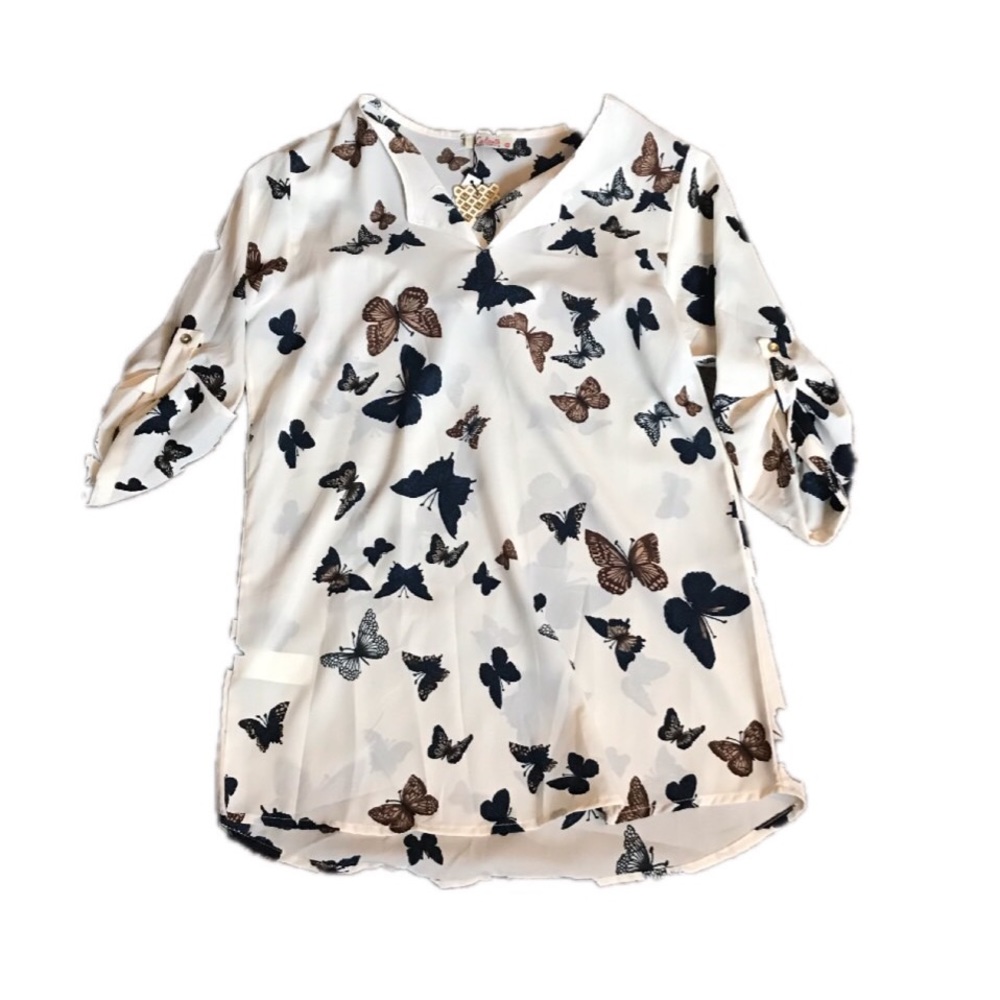 🌼Butterfly Collared Blouse!!🌼